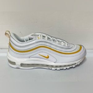 Nike Air Max 97 womens SZ 10.5 white university gold DM8268100
